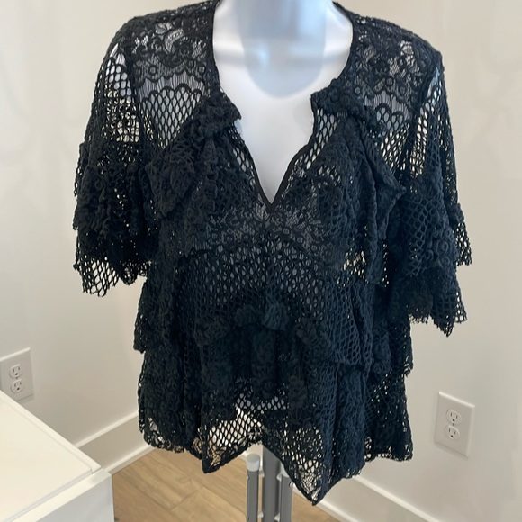 IRO Tops - IRO Pilgram top cotton semi sheer